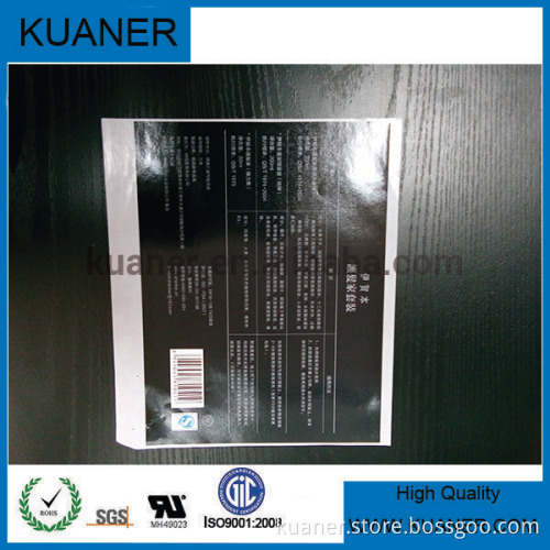 self adhesive label bottle label printing